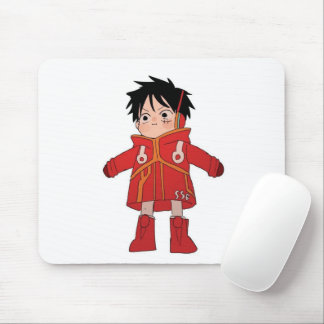 Cute Anime Luffy Character Gaming Mouse Pad