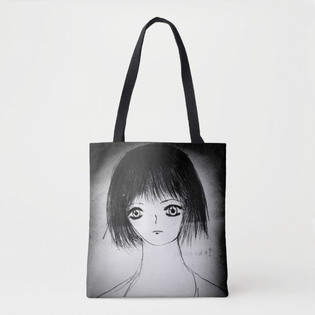 cute anime manga yaei girl  tote bag (Front)