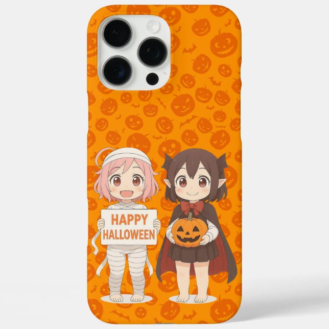 Cute anime mummy & vampire girls Case-Mate iPhone case (Back)