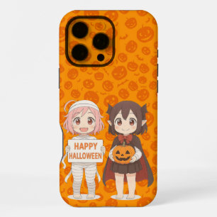 Cute anime mummy & vampire girls iPhone 16 pro max case