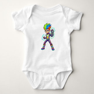 Cute Anime Superhero Baby Bodysuit - Colorful Cart