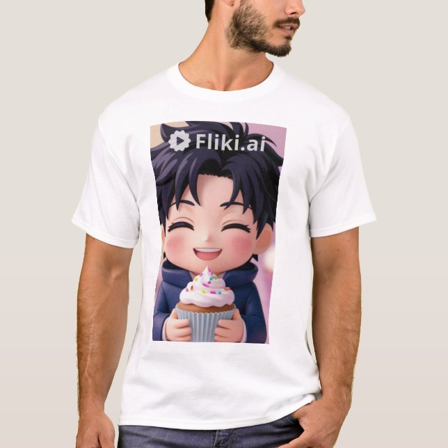 Cute Anime tisart T-Shirt (Front)