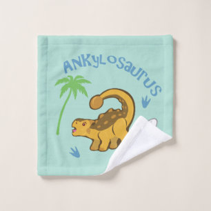 Cute Ankylosaurus Wash Cloth