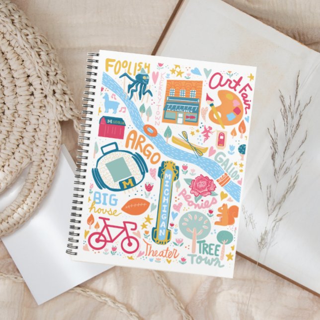 Cute Ann Arbor Michigan Favourite Things Planner (Creator Uploaded)
