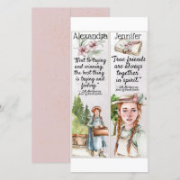 Cute Anne of Green Gables Quotes Gift Bookmarks Ca