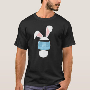 Cute Annoyed Panda Bunny Funny Quarantine Mood Eas T-Shirt