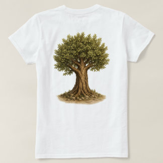 Cute Ant and Olive Tree Art | Nature Inspired Illu T-Shirt