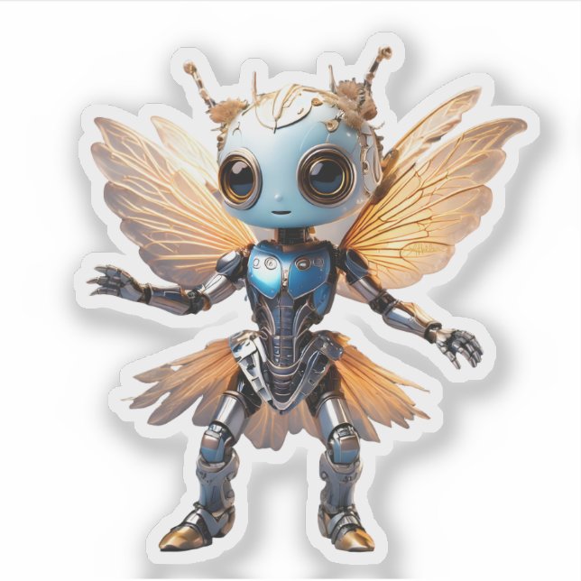 Cute Ant Girl Dancing Robot Pixie (Front)