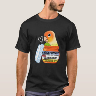 Cute Antidepressant Parrot I Green Cheek Pineapple T-Shirt