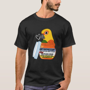 Cute Antidepressant Parrot I Jenday Conure Premium T-Shirt