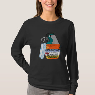 Cute Antidepressant Parrot I Turquoise Green Cheek T-Shirt