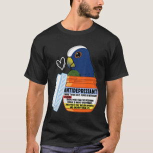Cute Antidepressant Parrot I White capped Pionus T-Shirt