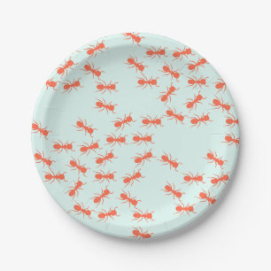 Cute Ants Paper Plates