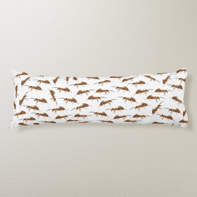 Cute Ants Pattern Body Cushion (Front)