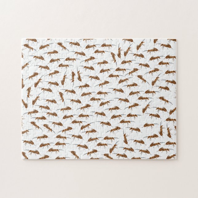 Cute Ants Pattern Jigsaw Puzzle (Horizontal)