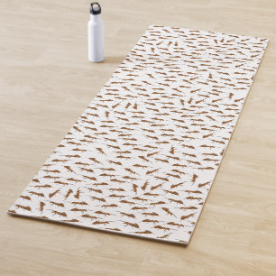 Cute Ants Pattern Yoga Mat