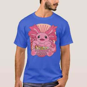 Cute Aolotl Eating Ramen Noodles Japanese Food Kaw T-Shirt