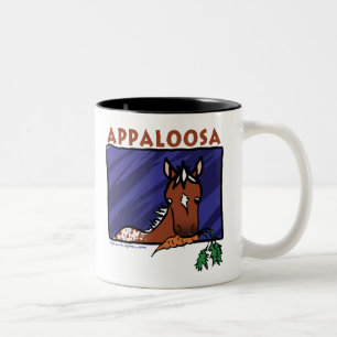 Cute Appaloosa Two-Tone Coffee Mug
