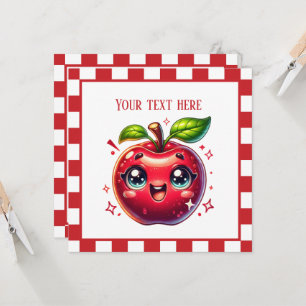 Cute apple festival party  invitation