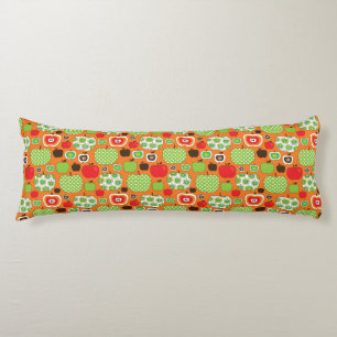 Cute apple illustration pattern body cushion