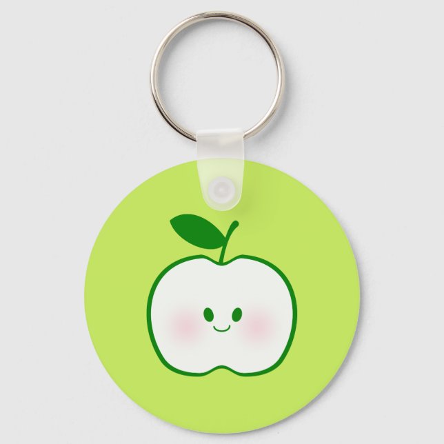 Cute Apple Key Ring (Front)