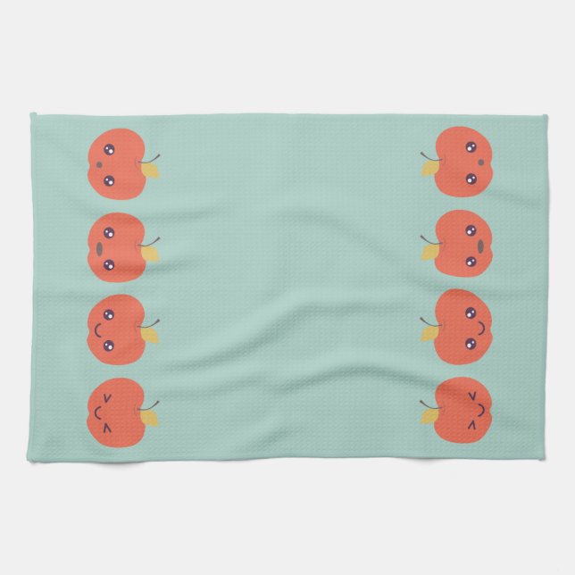 Cute Apple Kitchen Towels (Horizontal)