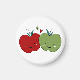 Cute Apple Magnet