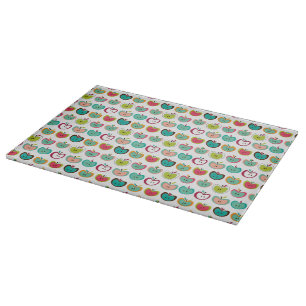 Cute apple pattern cutting board