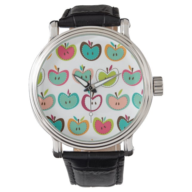 Cute apple pattern watch (Front)