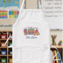 Cute Apple Teacher Appreciation Personalised Name