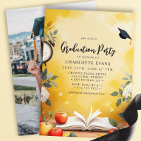 Cute Apples Books Teacher Graduation Party Photo