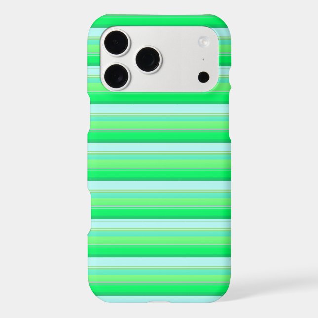 Cute aqua green stripes (Back)