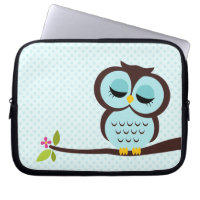 Cute Aqua Owl