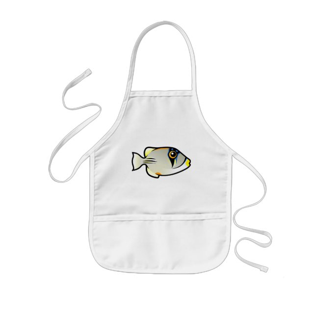 Cute Arabian Picassofish Kids Apron (Front)
