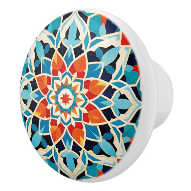 Cute Arabic style crafting  Ceramic Knob (Right)