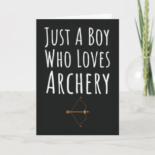 Cute Archery Cards For Baby Boys Kids Archer Sport