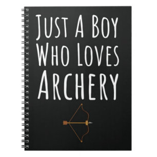 Cute Archery Gifts For Baby Boys Kids Archer Sport Notebook