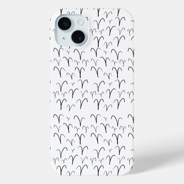 Cute Aries Pattern Case-Mate iPhone Case (Back)