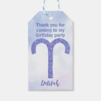 Cute Aries Sign Customisable Birthday Party
