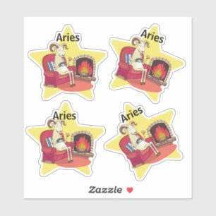 cute Aries the Ram zodiac star constellation