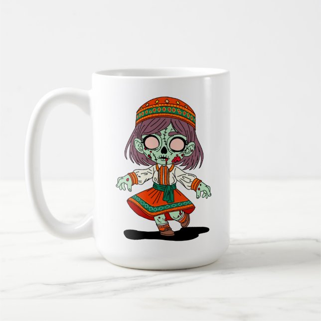 Cute Armenian Zombie Coffee Mug (Left)