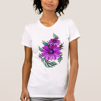 Cute art deco flowers 10a T-Shirt