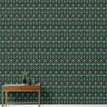 Cute art Deco tiled pattern Wallpaper<br><div class="desc">Cute art Deco tiled pattern Wallpaper</div>