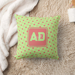 Cute Artisan Rose Pillow For Best Friends