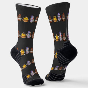 Cute Artist Dessert Characters Kawaii Food Art Socks