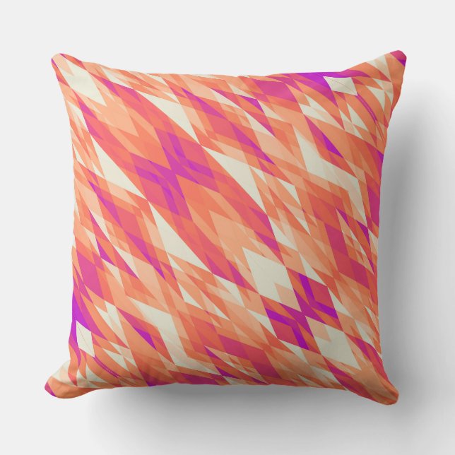 Cute artistic geometric patterns cushion (Front)