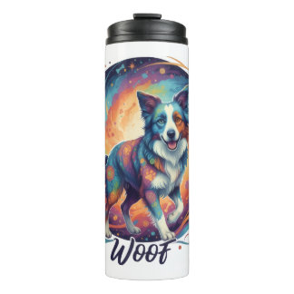 Cute Artistic Puppy Design for Dog Lovers Thermal Tumbler
