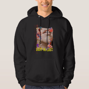 Cute Artsy Retro Vintage Aesthetic Lost in Lust Gr Hoodie