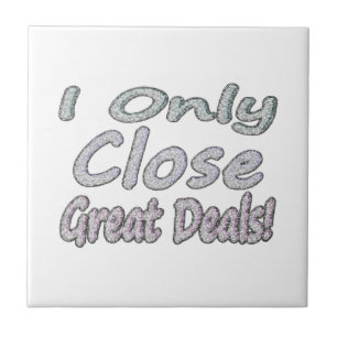 Cute Artwork Design About "Great Deals". Buy Ceramic Tile