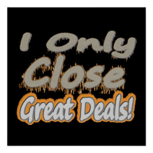 Cute Artwork Design About "Great Deals". Buy  Poster